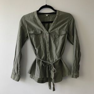 GAP Silk and Cotton Button Down